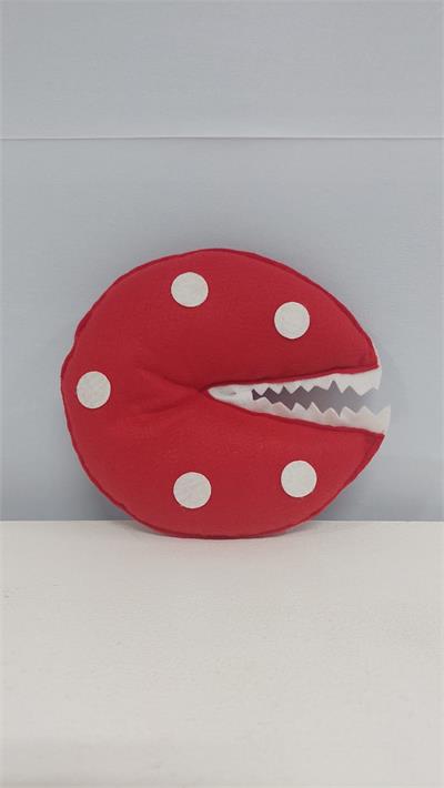 Feltro Piranha Plant (Super Mario) 17Cm X 20Cm - BB Festas Aluguel 