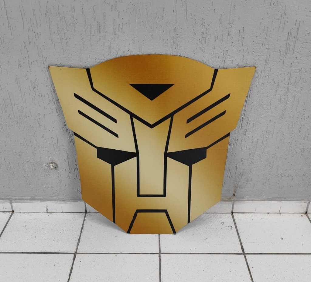 Totem de Chão Transformes 80Cm X 75Cm  - BB Festas Aluguel 