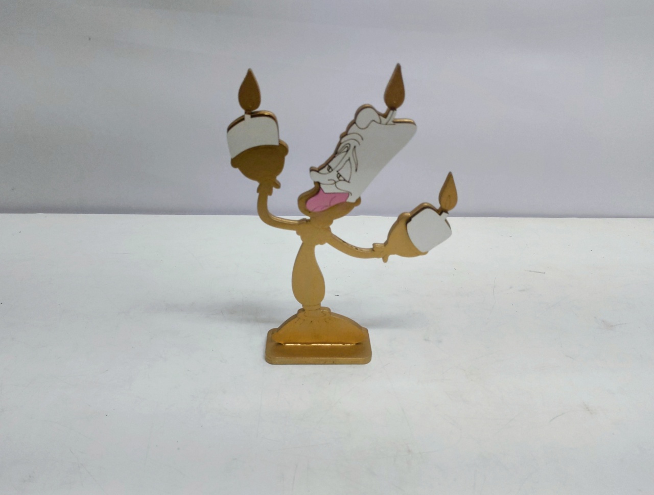 Totem Lumiere (Bela E A Fera) 22Cm Alt X 17Cm Larg  - BB Festas Aluguel 