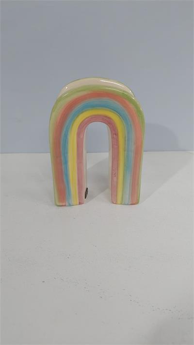 Vaso Arco-Íris Candy Alto 17Cm X 12Cm - BB Festas Aluguel 