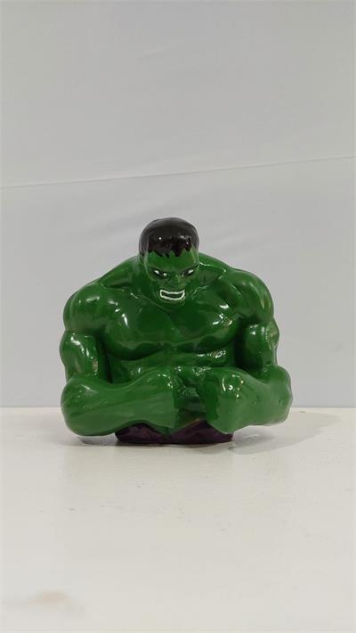 Busto Hulk Louça (Herois) 14Cm X 14Cm - BB Festas Aluguel 