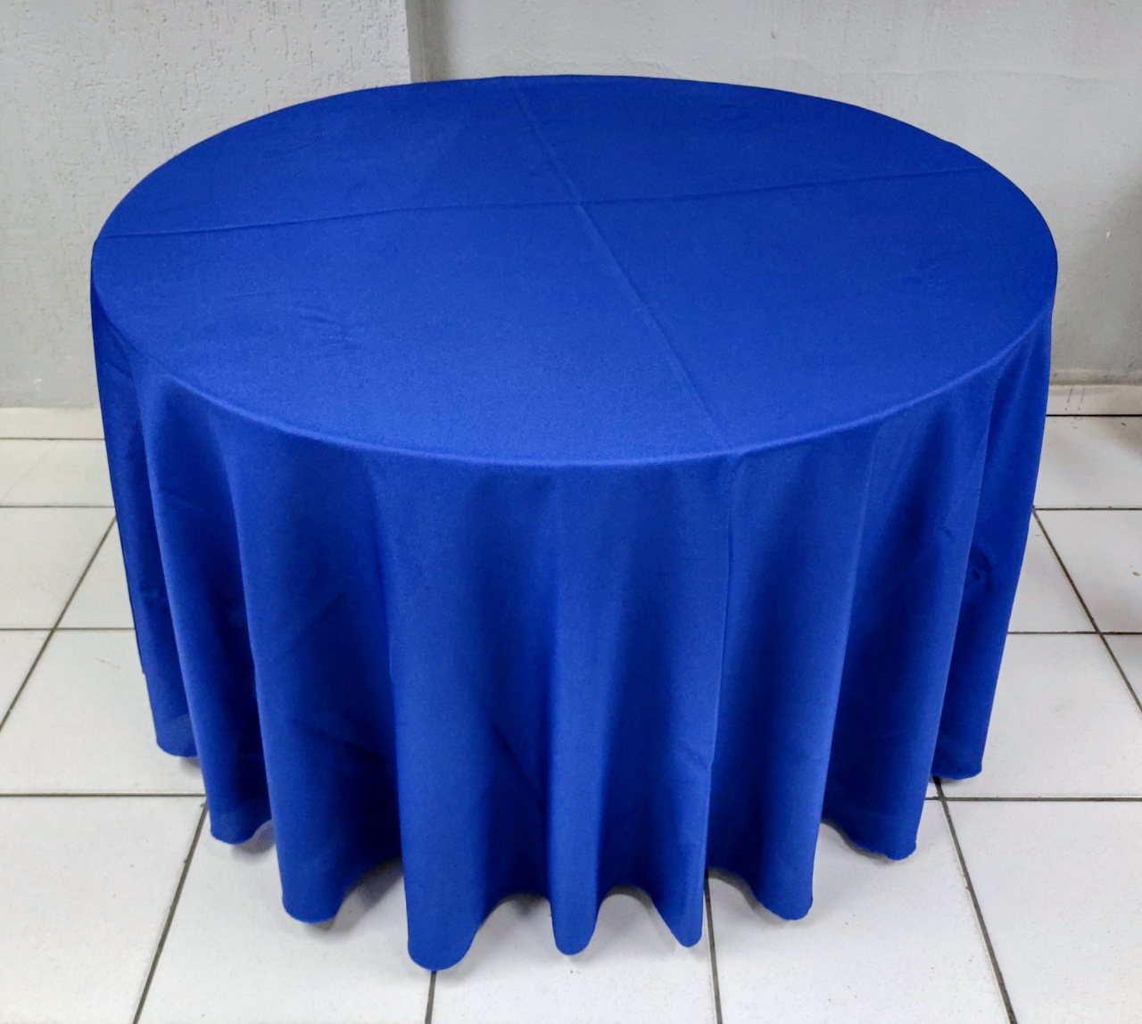 Toalha Redonda Azul Royal - BBFestasAluguel 