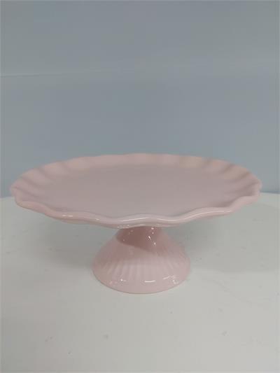 Porta Doce Babado G Rosa Claro 14Cm X 30Cm - BB Festas Aluguel 