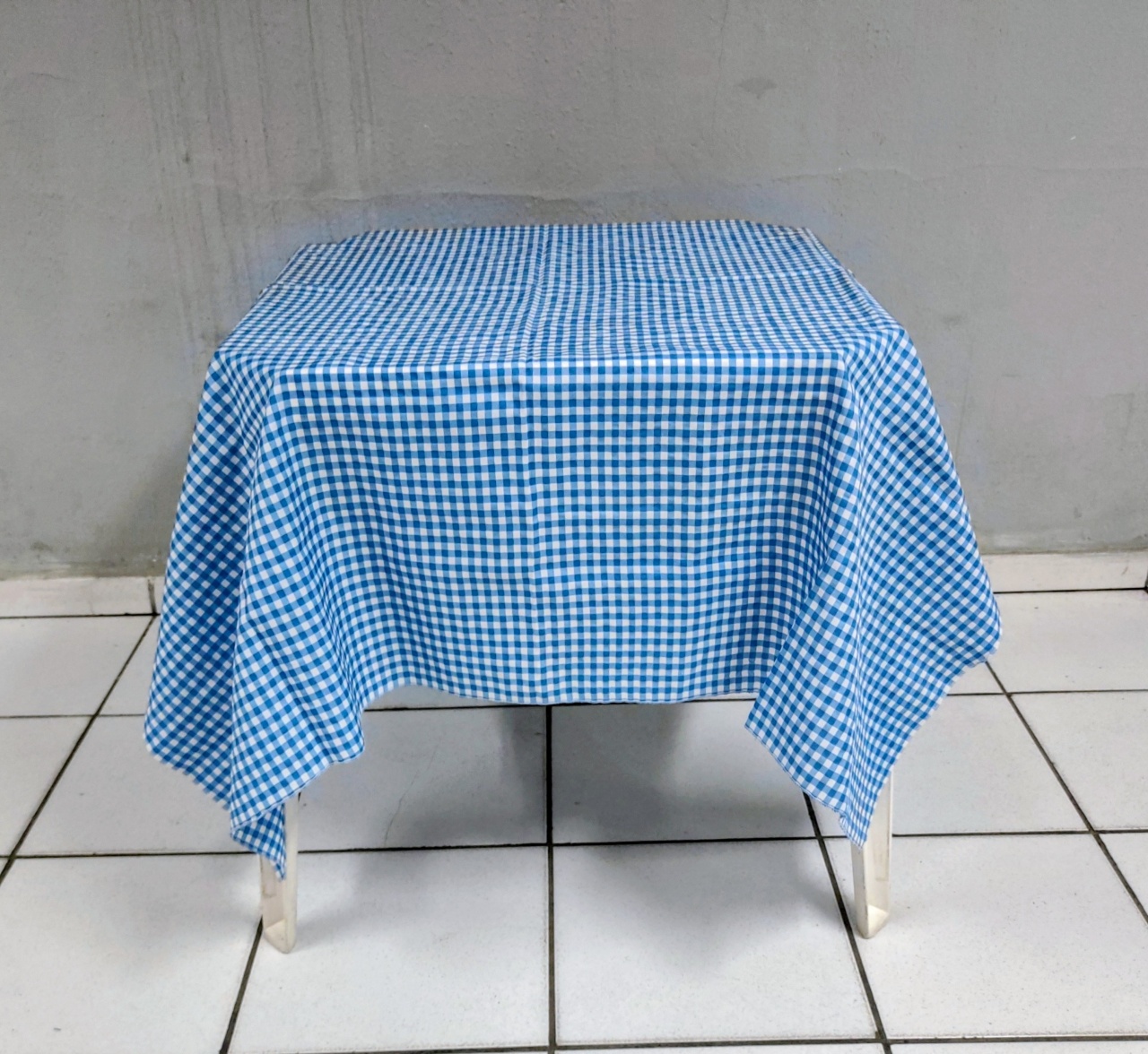 Tampo Xadrez Azul - BBFestasAluguel 