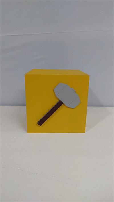 Cubo Simbolo Thor (Herois) 15Cm X 15Cm - BB Festas Aluguel 