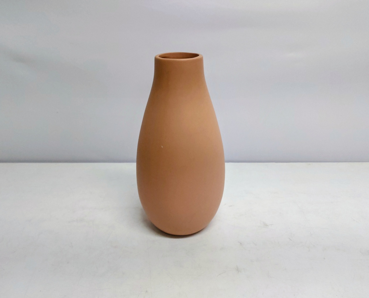 Vaso Arredondado Gota/G Salmão Fosco 29Cm Alt X 15Cm Diametro - BB Festas Aluguel 