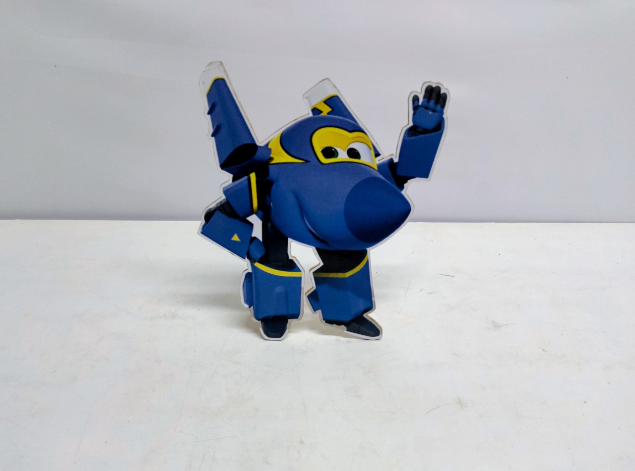 Totem Jerome (Super Wings) 25Cm Alt X 20Cm Larg  - BB Festas Aluguel 