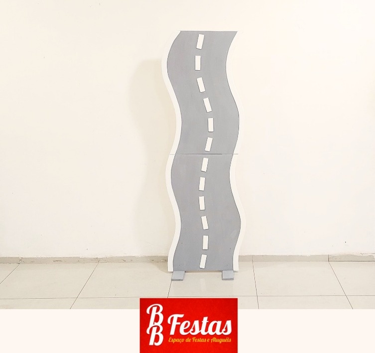 Painel Pista Desmontável 1,80M Alt X 0,50Cm Larg - BB Festas Aluguel 