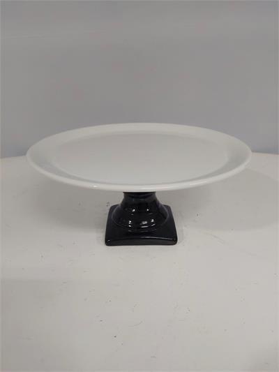 Porta Doce Baixo Preto E Branco 13Cm X 28Cm - BB Festas Aluguel 