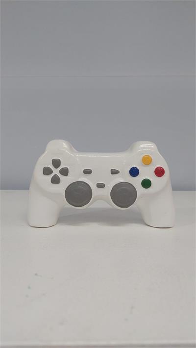 Controle Branco Louça (Games) 9Cm X 15Cm - BB Festas Aluguel 