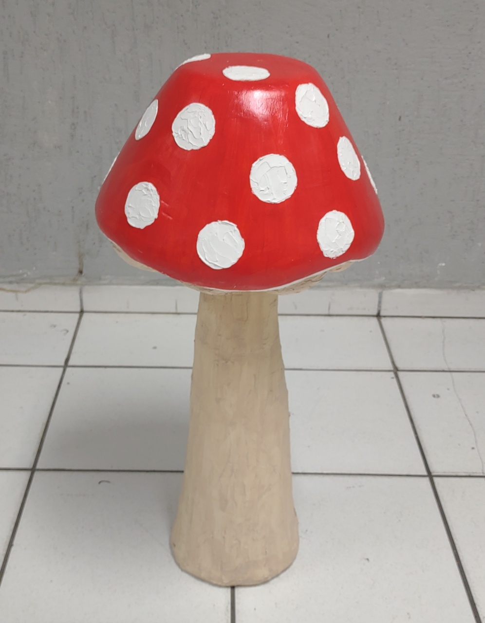 Cogumelo G Vermelho 70Cm - BB Festas Aluguel 