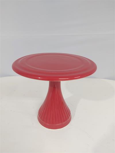 Porta Doce Médio Alto Vermelho 20Cm X 23Cm - BB Festas Aluguel 