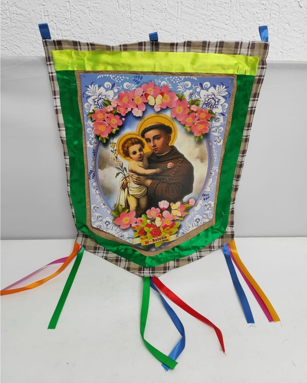Bandeirola Santo Antônio 60Cm X 45Cm - BBFestasAluguel 
