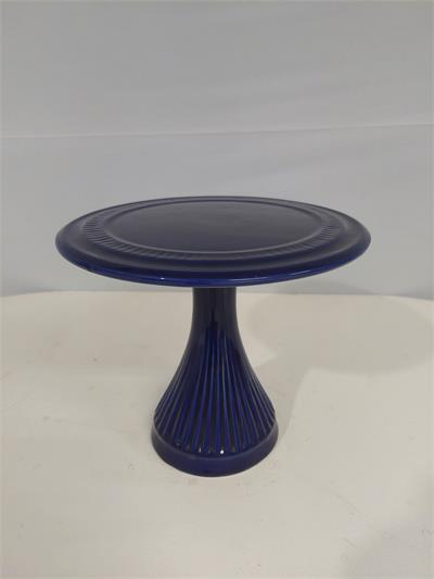 Porta Doce Médio Alto Azul Royal 20Cm Alt X 23Cm Diametro - BB Festas Aluguel 