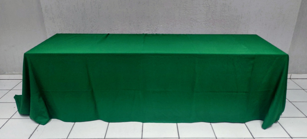 Toalha Buffet Verde  - BBFestasAluguel 