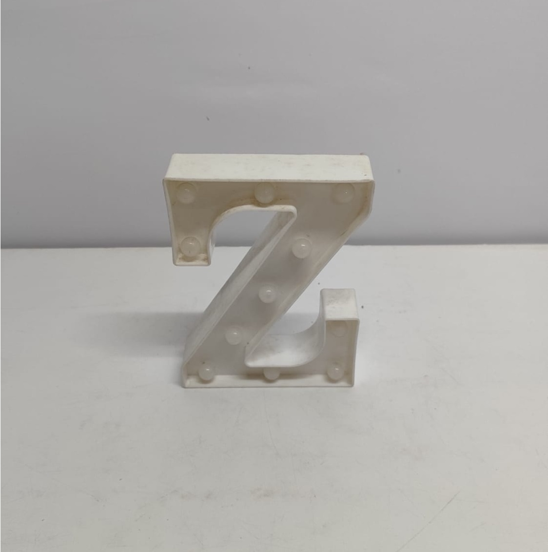 Letra Z Led de Mesa  - BB Festas Aluguel 
