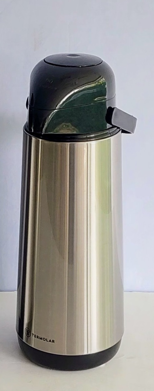 Garrafa Térmica Inox 1,8L 38Cm  - BB Festas Aluguel 