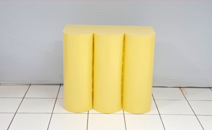 Balcão Nuvem Amarelo Claro 80Cm Alt X 90Cm Larg X 45Cm Comp - BBFestasAluguel 