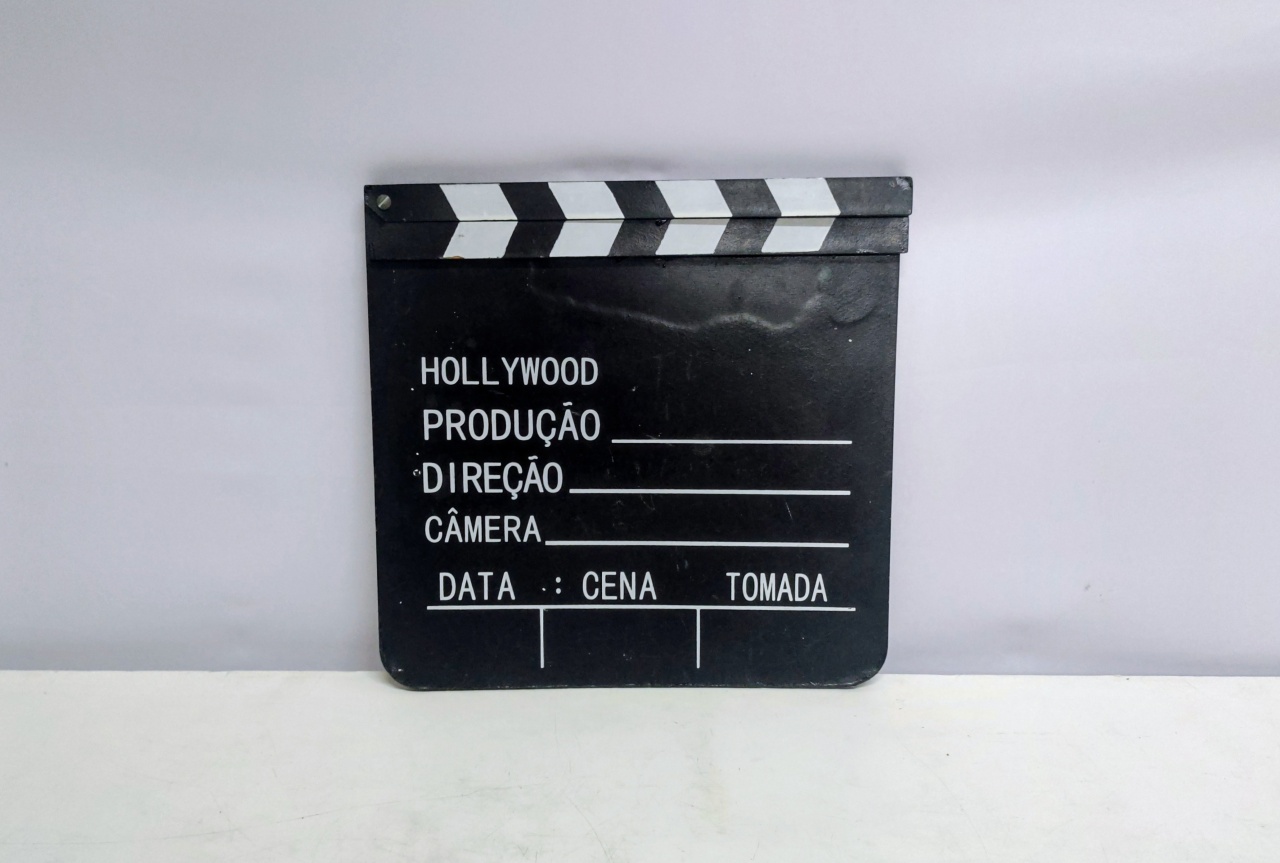 Claquete de Cinema Decorativo  - BB Festas Aluguel 
