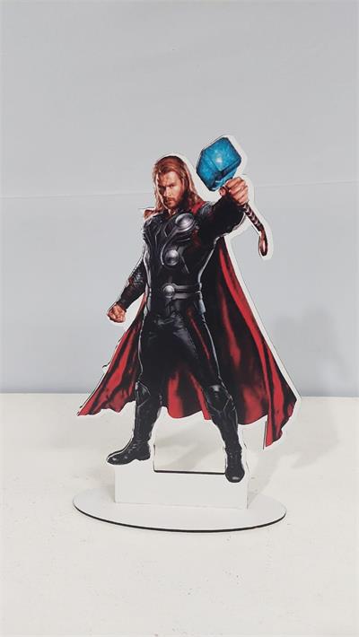 Totem Thor Em Mdf (Herois) 30Cm X 20Cm - BB Festas Aluguel 