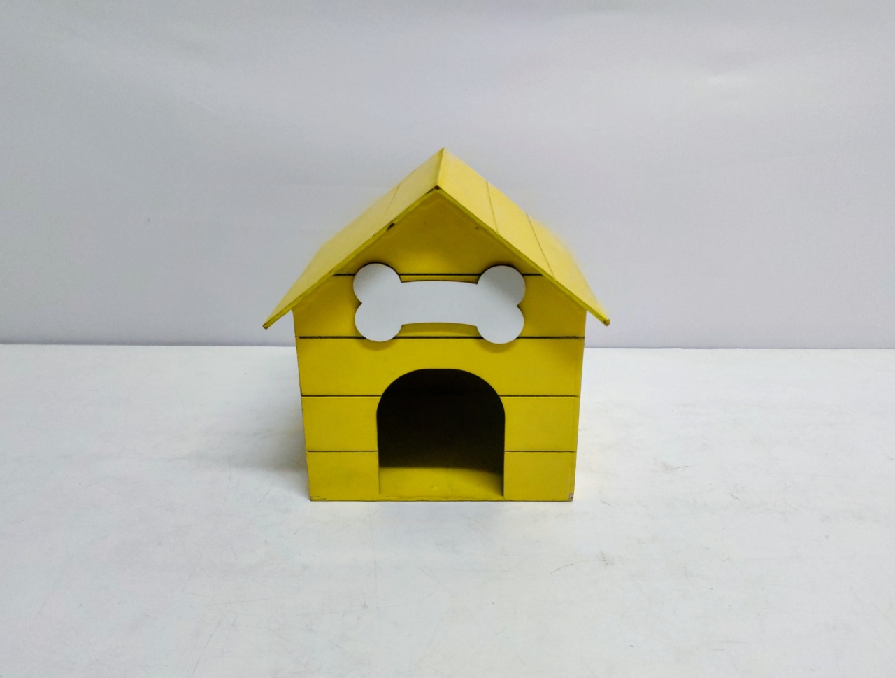 Casinha Patrulha Canina Amarela 20Cm Alt X 20Cm X 20Cm  - BB Festas Aluguel 