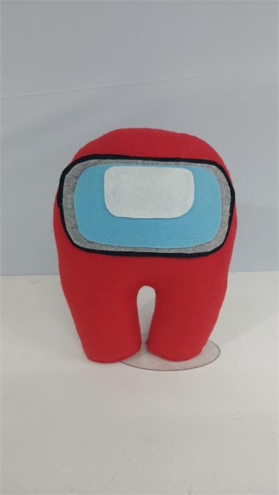 Feltro Among Us Vermelho 30Cm X 20 Cm - BB Festas Aluguel 