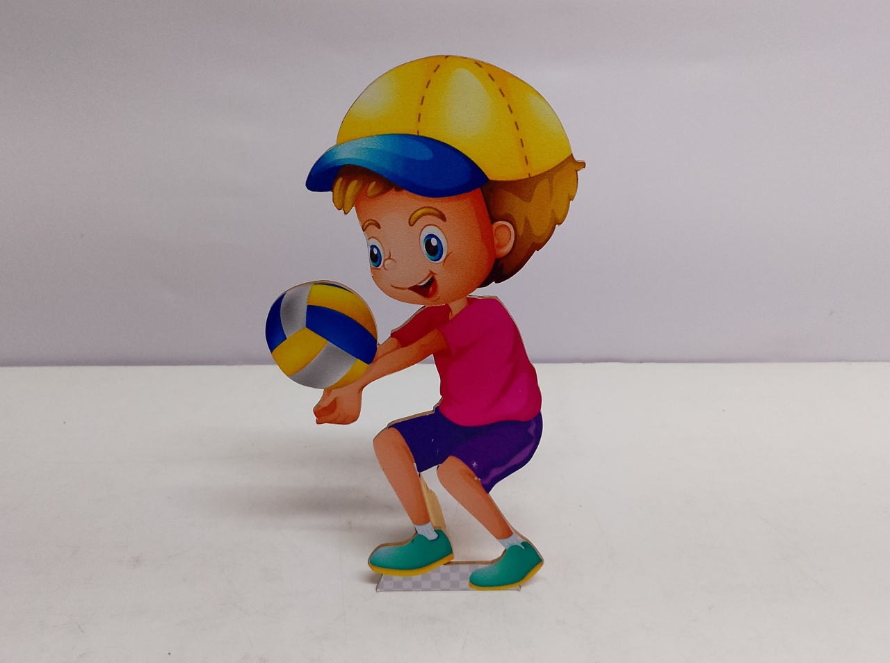 Totem Jogador de Vôlei 31Cm Alt X 15Cm Larg  - BB Festas Aluguel 