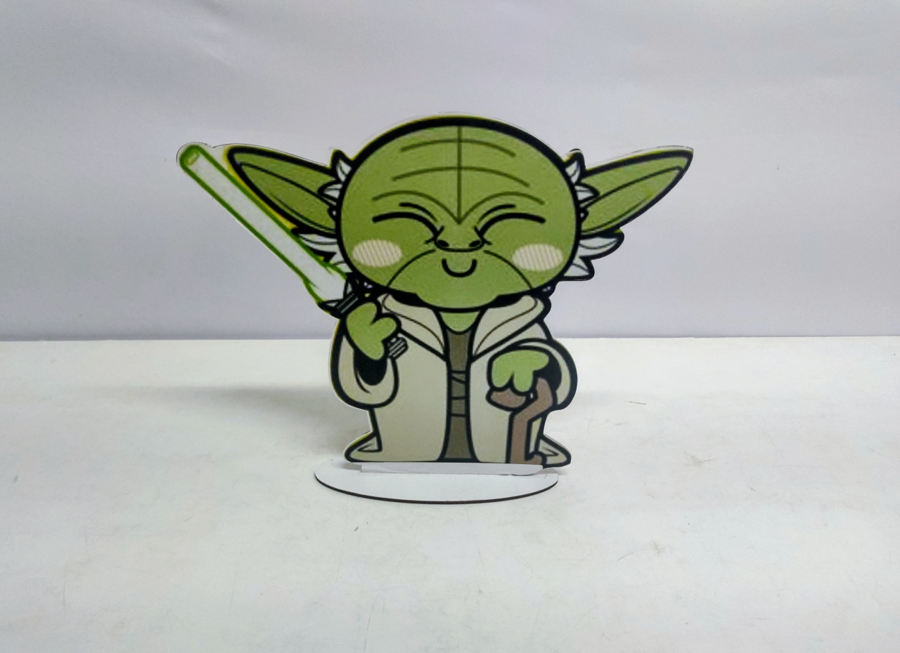 Totem Yoda (Star Wars) 30Cm Alt X 20Cm Larg  - BB Festas Aluguel 