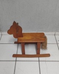 Cavalo de Balanço Rústico 60Cm X 30Cm X 60Cm  - imagem 2
