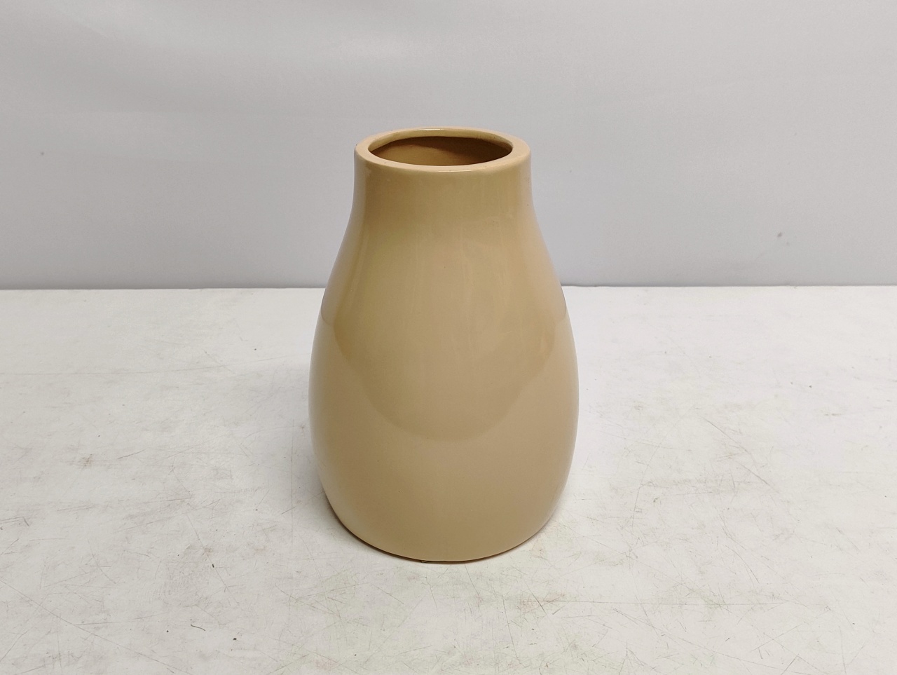 Vaso Cilindro Orgânico Areia 21Cm Alt X 14Cm Diametro  - BB Festas Aluguel 