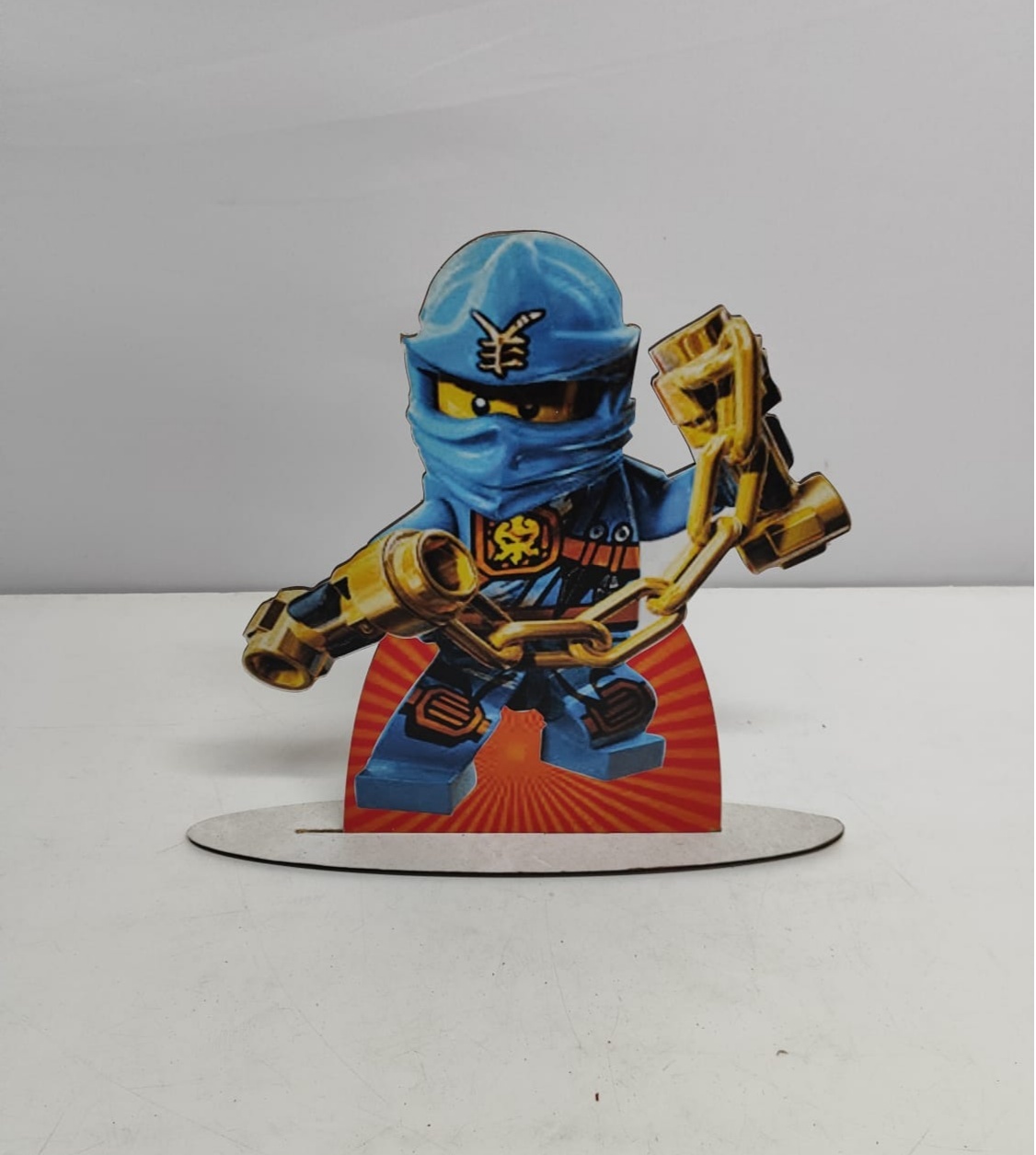 Totem Ninja Azul (Ninjago) - BBFestasAluguel 