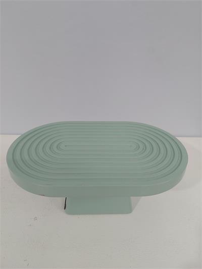Porta Doce Espiral Baixo Verde Claro Alt 10Cm X 16Cm X 26 - BB Festas Aluguel 