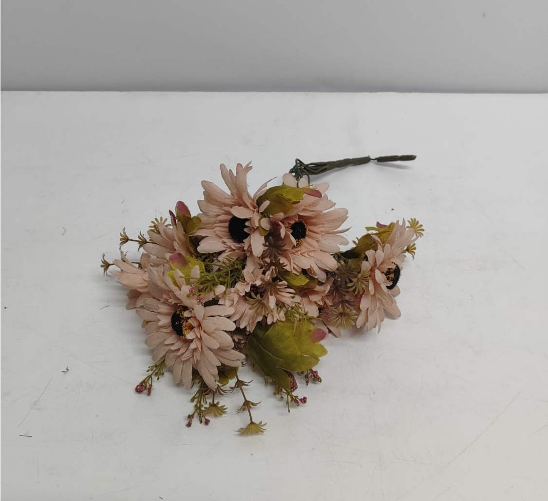 Arranjo Flor Gérberas Rosa Claro - BBFestasAluguel 