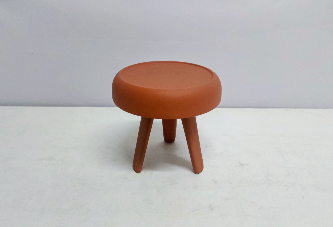 Porta Doce  Congumelo Fosco Tripé Terracota 16Cm Alt X 7Cm Diametro - BB Festas Aluguel 