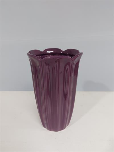 Vaso Flor M Violeta 23Cm Alt X 14Cm Diametro - BB Festas Aluguel 