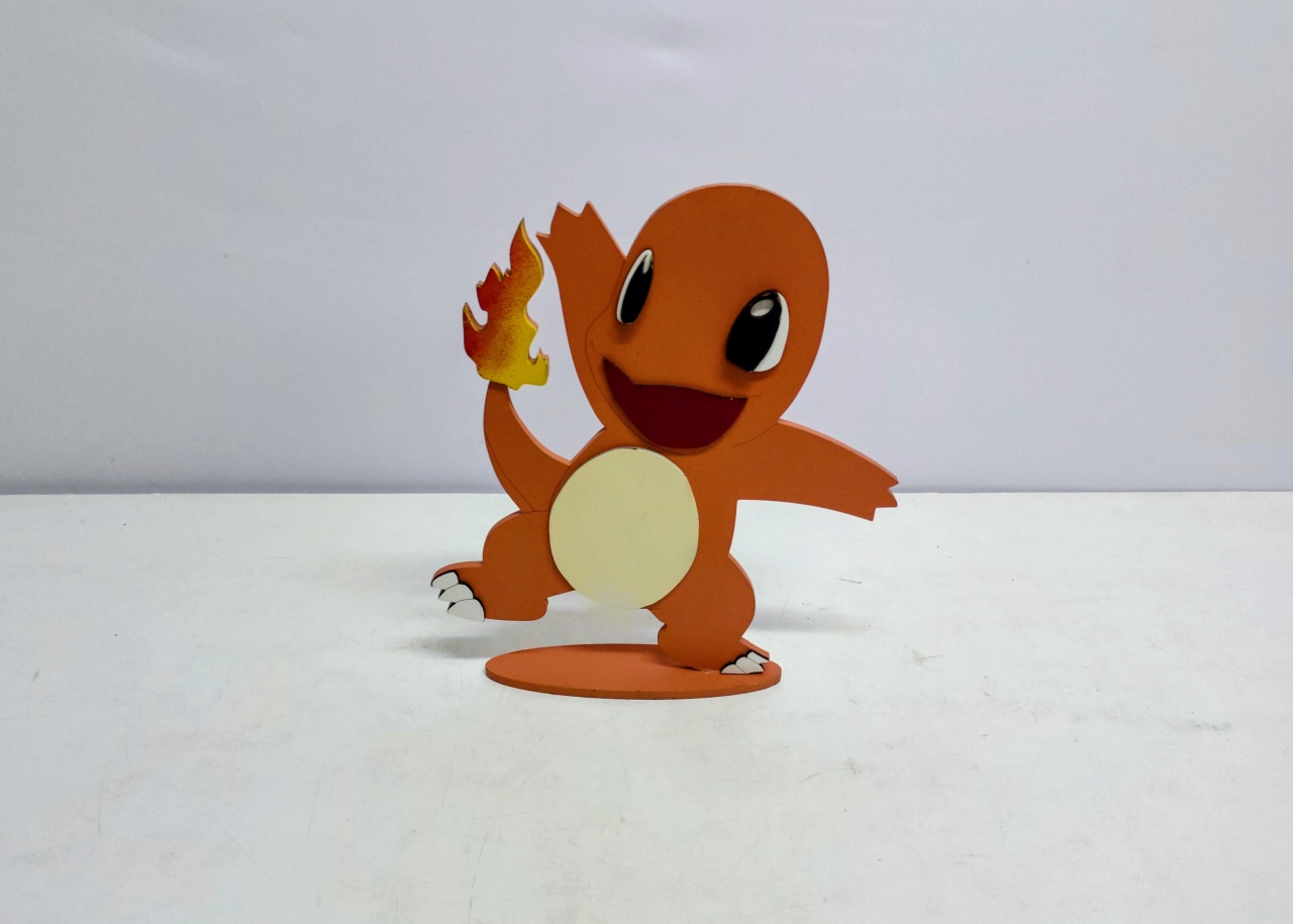 Totem Charmander (Pokemon) 30Cm Alt X 19Cm Larg  - BB Festas Aluguel 
