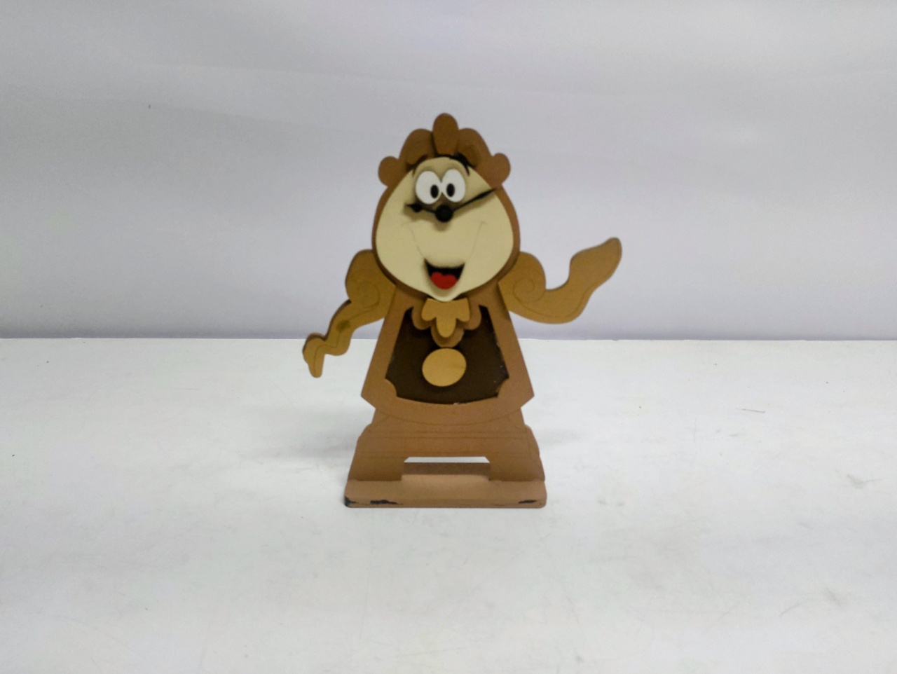 Totem Horloge (Bela E A Fera) 22Cm Alt X 17Cm Larg  - BB Festas Aluguel 