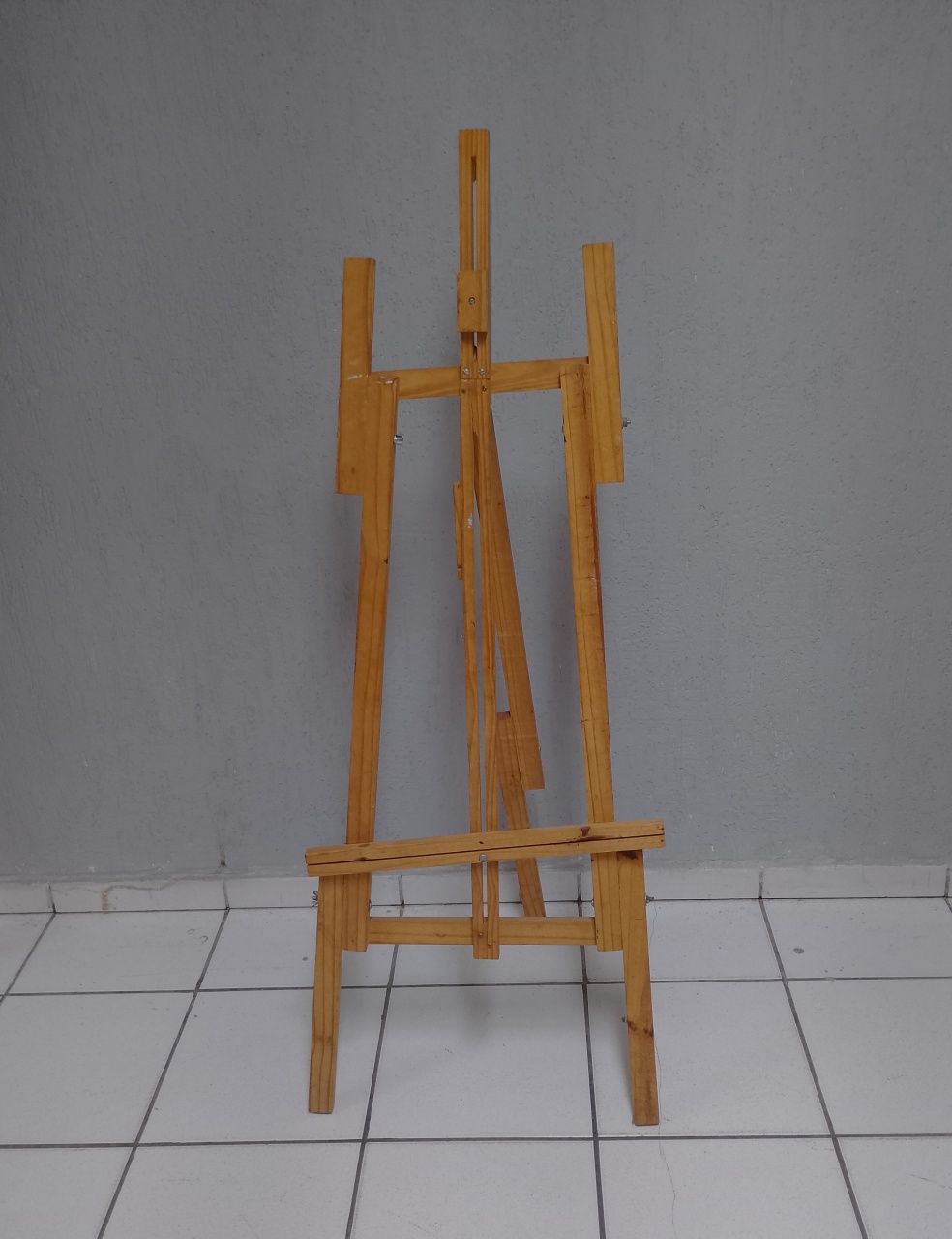 Cavelete Rústico Para Quadro 1,40M X 40Cm  - BB Festas Aluguel 