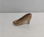 Sapatinho Com Salto Dourada 12Cm Alt X 5Cm X 20Cm Comp - imagem 2