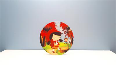 Painel Sublimado Redondo Chapeuzinho Vermelho 60Cm - BB Festas Aluguel 