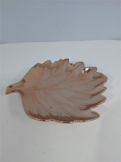 Bandeja Folha G Rosé Gold Alt4Cm 25Cm X 30Cm - BB Festas Aluguel 