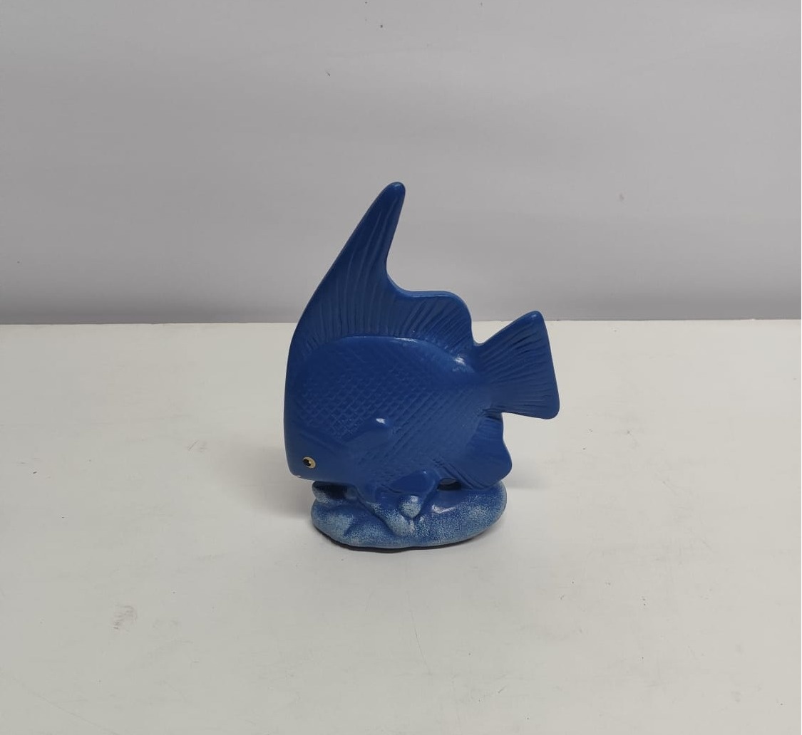 Peixe Decorativo Azul - BB Festas Aluguel 