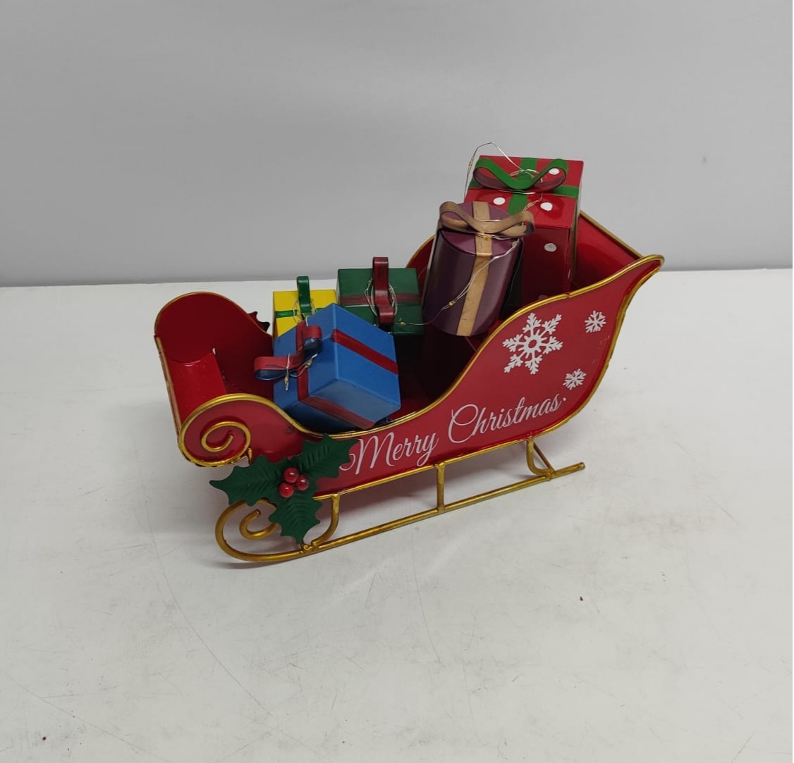 Carro Trenó Com Presentes (Natal) - BBFestasAluguel 