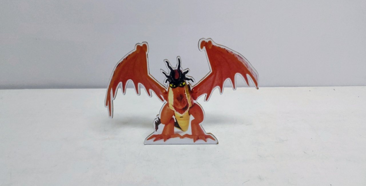 Totem Personagem Dente de Anzol (Como Treinar Seu Dragão) 20Cm Alt X 27Cm Larg  - BBFestasAluguel 
