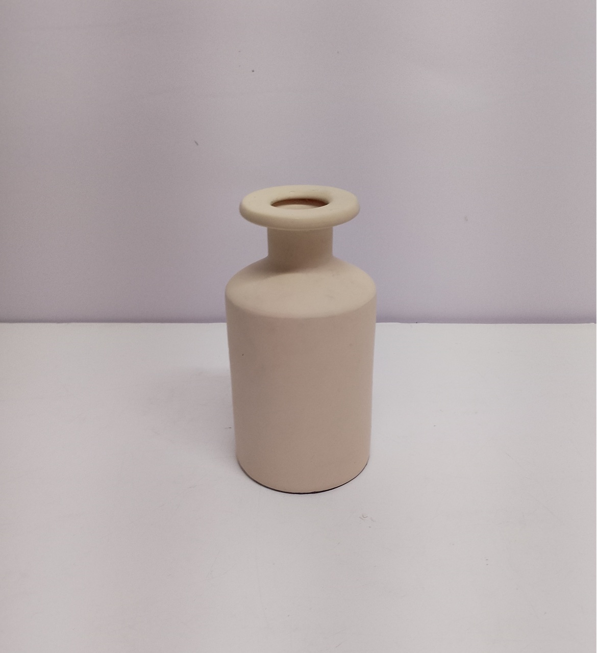 Vaso Leitera/P Branco Off Fosco 18Cm Alt X 10Cm Diametro  - BB Festas Aluguel 