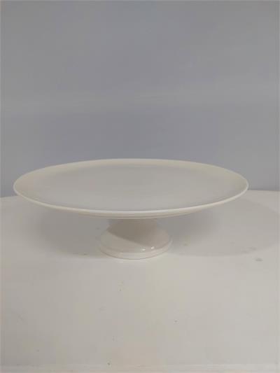 Porta Doce Reto Liso Branco 10Cm X 30Cm - BB Festas Aluguel 