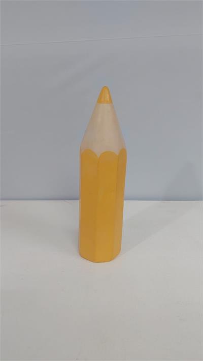 Lápis Louça Amarelo (Abc) 25Cm X 6Cm X 6Cm - BB Festas Aluguel 