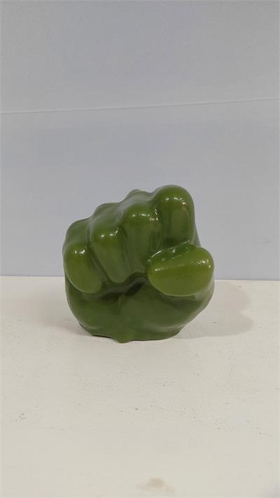 Mão Hulk P Plástico (Herois) 16Cm X 11Cm - BB Festas Aluguel 