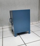 Nicho Metal Cinza Escuro Com Porta 55Cm Alt X 35Cm Larg X 37Cm Comp - imagem 2
