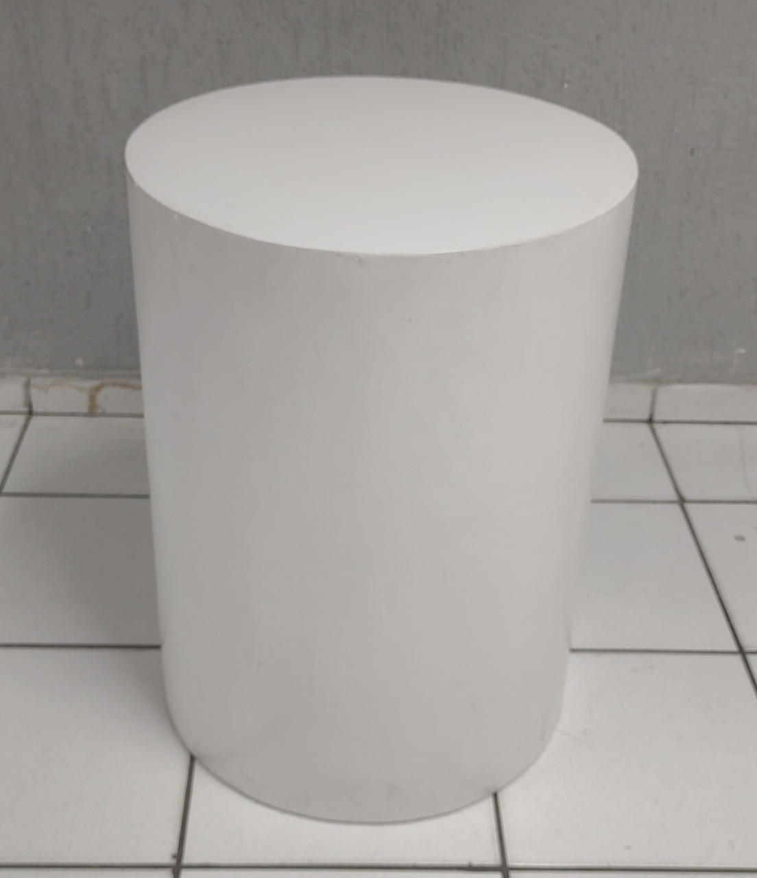 Cilindro Mdf M Branco 70Cm Alt X 50Cm Diametro - BB Festas Aluguel 